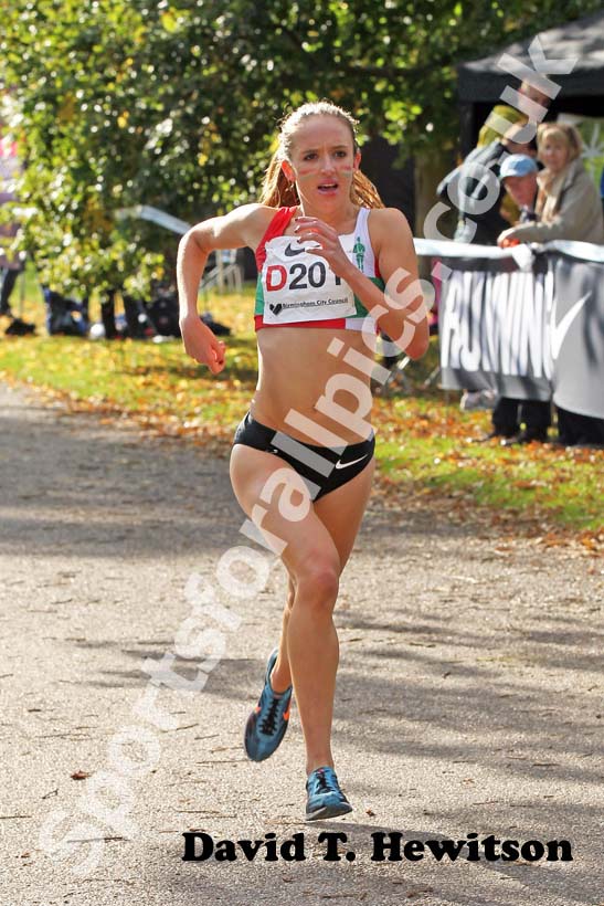 Emelia Gorecka (Aldershot Farnham & District), 1st leg ERRA National Road Relays.